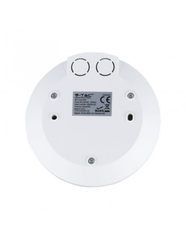 5086-Sensore di Movimento a Infrarossi  Montaggio a Plafone Colore Bianco Max  IP-4