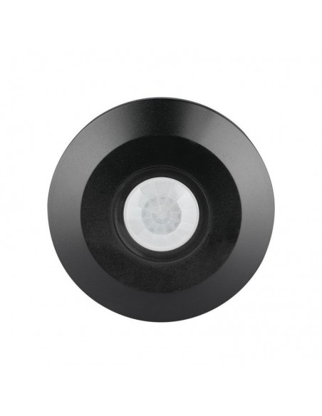 5087-Sensore di Movimento a Infrarossi  Montaggio a Plafone Colore Nero Max  IP-1