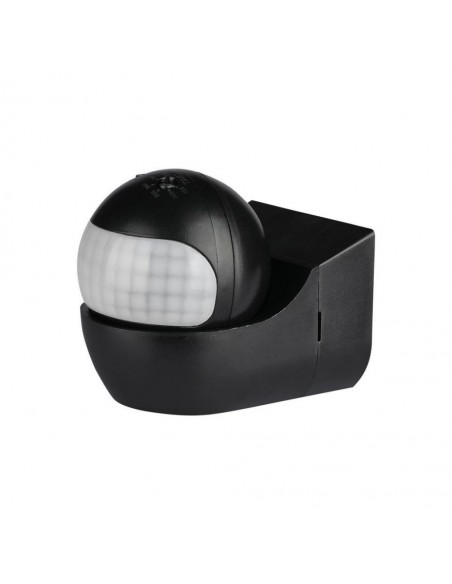 5089-Sensore di Movimento a Infrarossi  Orientabile Montaggio a Plafone Colore Nero Max  IP-1