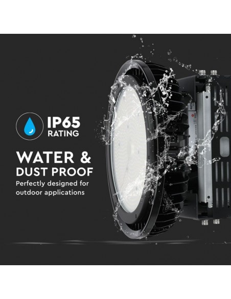 Campana Industriale LED Chip Samsung 500W 120LM/W con Driver MeanWell 120° 4000K IP65 Dimmerabile ( 1-10V )