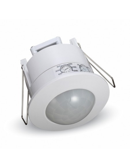 5090-Sensore di Movimento a Infrarossi  Montaggio a Incasso Colore Bianco Max  IP-1