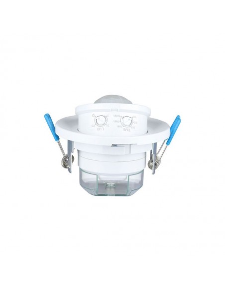 Sensore di Movimento a Microonde 360° Orientabile Montaggio a Incasso Bianco (Max 200W) IP20