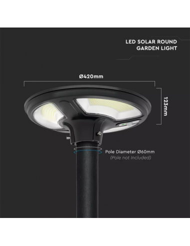 5151-Lampada Solare LED da giardino -2