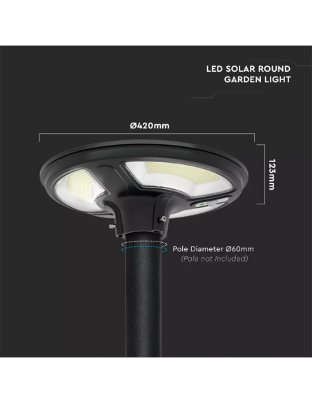 5151-Lampada Solare LED da giardino -2