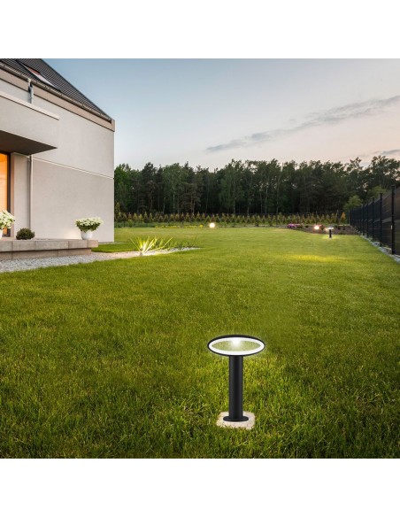 5154-Lampada LED da Giardino Fissaggio a Terra  Colore Grigio Scuro hcm  IP-3