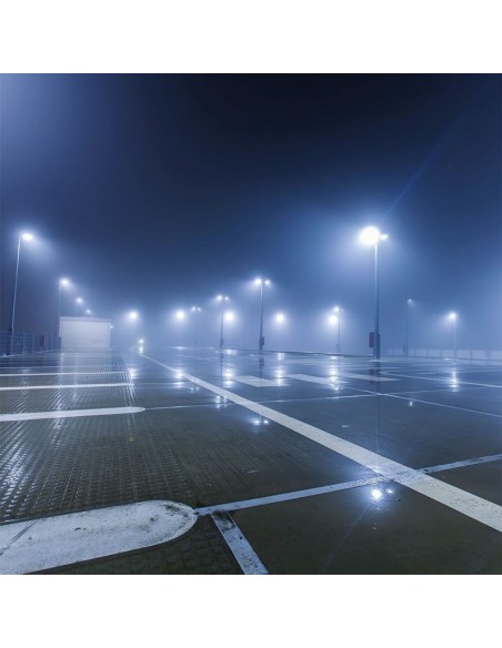 545-Armatura Stradale LED Chip Samsung  LM/W Classe II Type II-S Colore Grigio  -4