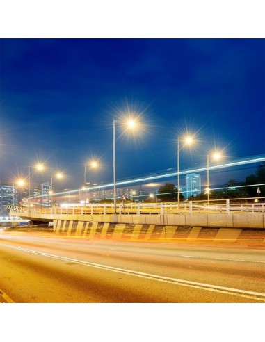 545-Armatura Stradale LED Chip Samsung  LM/W Classe II Type II-S Colore Grigio  -5