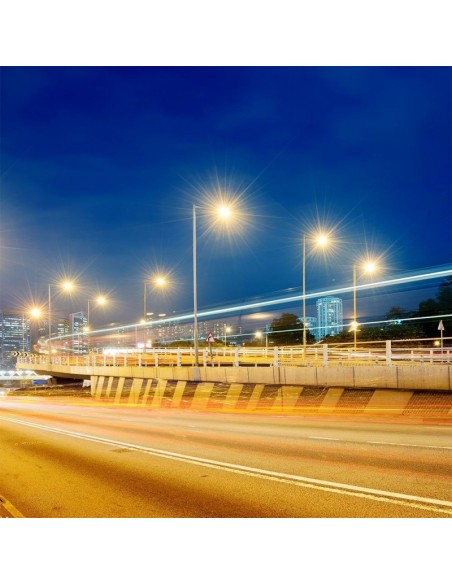 545-Armatura Stradale LED Chip Samsung  LM/W Classe II Type II-S Colore Grigio  -5