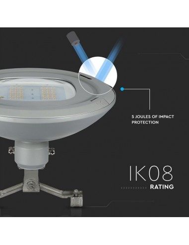 545-Armatura Stradale LED Chip Samsung  LM/W Classe II Type II-S Colore Grigio  -7