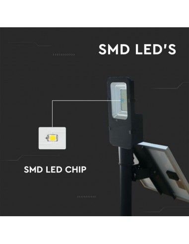 5502-Armatura Stradale LED SMD  con Pannello Solare e Telecomando-4