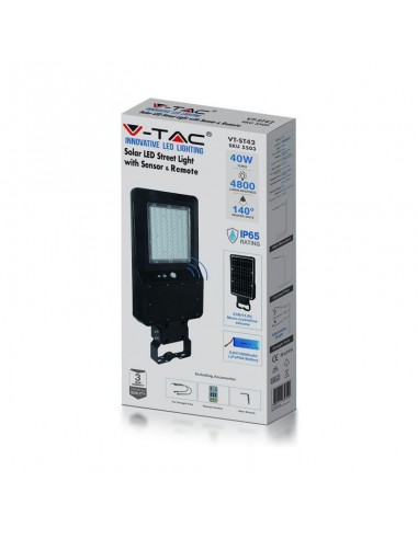 5504-Armatura Stradale LED SMD  LM/W con Pannello Solare-2