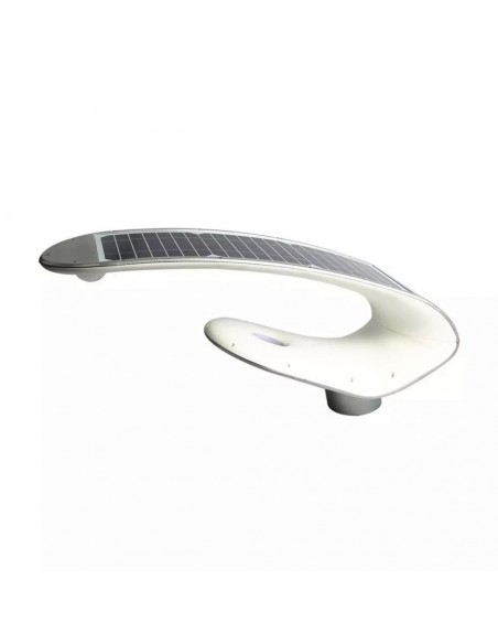 5505-Lampada LED da Giardino  Con Pannello Solare  con On/Off e Sensore PIR -4