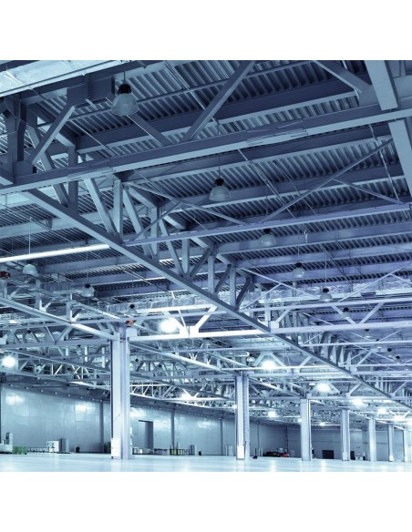 563-Campana Industriale LED Chip Samsung  LM/W UFO Driver MW Mean Well   Dimmerabile -4