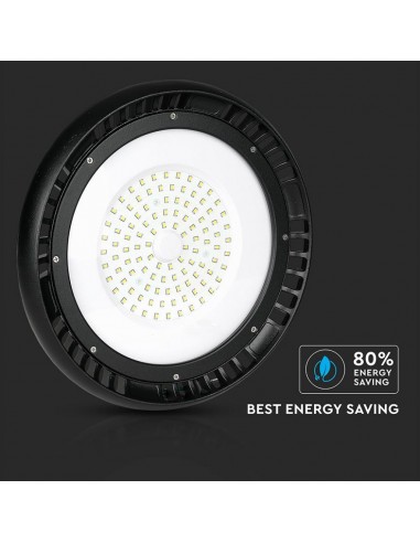 563-Campana Industriale LED Chip Samsung  LM/W UFO Driver MW Mean Well   Dimmerabile -6