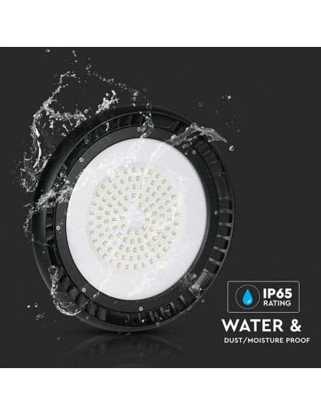 563-Campana Industriale LED Chip Samsung  LM/W UFO Driver MW Mean Well   Dimmerabile -7