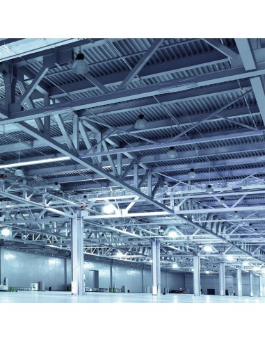 567-Campana Industriale LED Chip Samsung  LM/W UFO Driver MW Mean Well   Dimmerabile -4