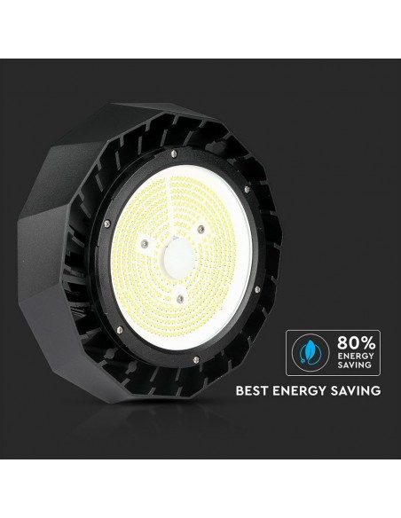 567-Campana Industriale LED Chip Samsung  LM/W UFO Driver MW Mean Well   Dimmerabile -6