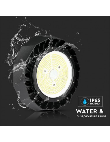 567-Campana Industriale LED Chip Samsung  LM/W UFO Driver MW Mean Well   Dimmerabile -7