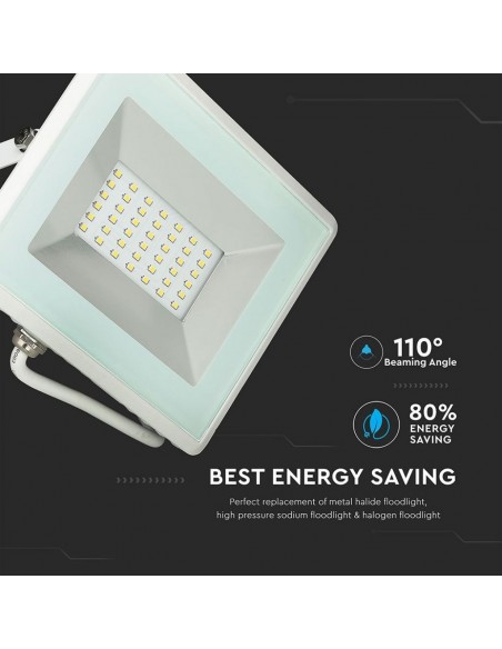 Faro LED SMD 30W E-Series Bianco 6500K IP65