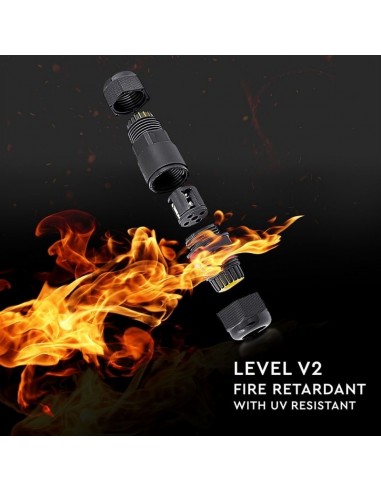 5977-Scatola di Derivazione con  Terminali - mm Colore Nero -4