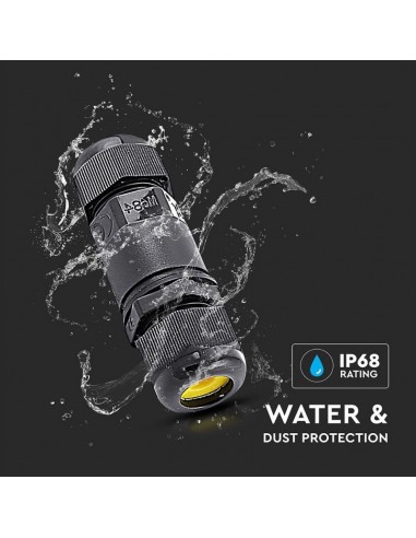 5977-Scatola di Derivazione con  Terminali - mm Colore Nero -5