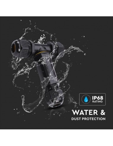 5978-Scatola di Derivazione con  Terminali - mm Colore Nero -4