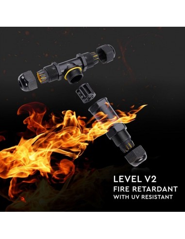 5978-Scatola di Derivazione con  Terminali - mm Colore Nero -5