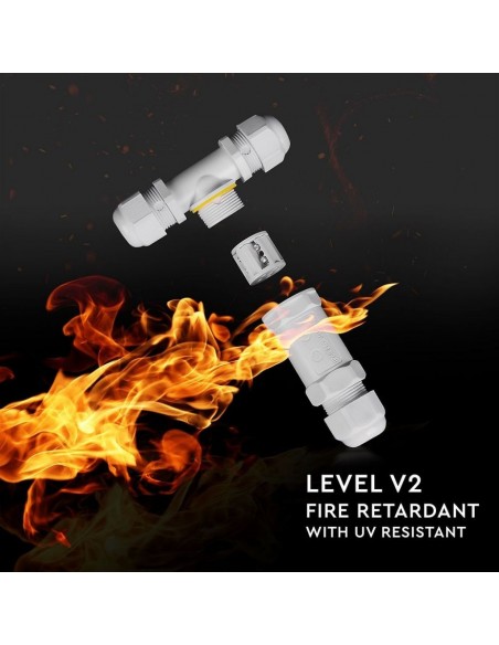 5979-Scatola di Derivazione con  Terminali - mm Colore Bianco -5