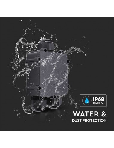 5980-Scatola di Derivazione con  Terminali -mm Colore Nero -4