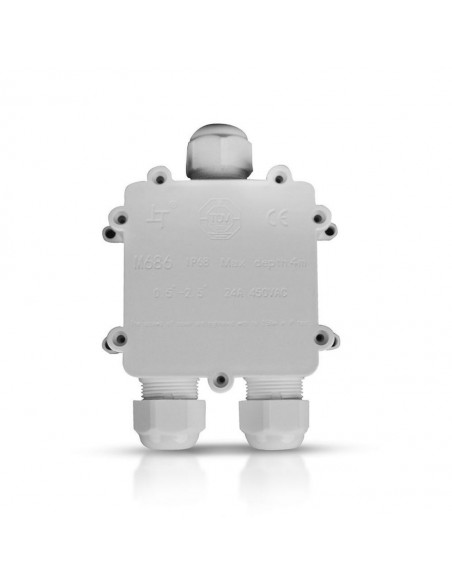 5981-Scatola di Derivazione con  Terminali -mm Colore Bianco -1