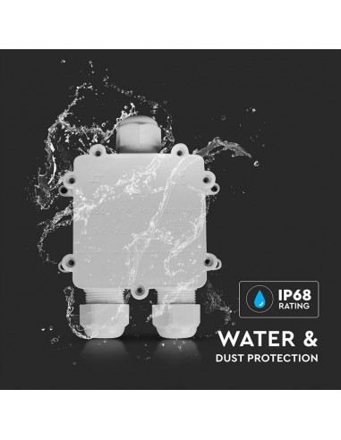 5981-Scatola di Derivazione con  Terminali -mm Colore Bianco -4