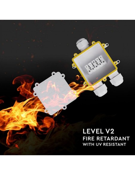 5981-Scatola di Derivazione con  Terminali -mm Colore Bianco -5