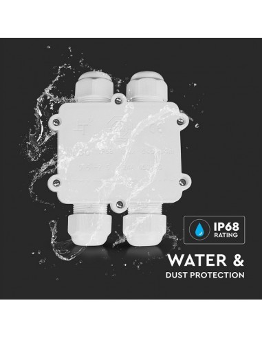 5983-Scatola di Derivazione con  Terminali -mm Colore Bianco -4