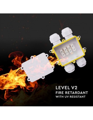 5983-Scatola di Derivazione con  Terminali -mm Colore Bianco -5