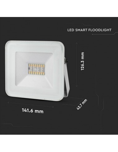 5984-Faro LED Smart SMD  RGB- controllo via Bluetooth tramite App Smart Light Colore Bianco -3