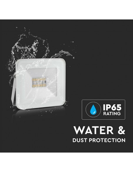 Faro LED Smart SMD 20W RGB+2700K-6500K controllo via Bluetooth tramite App Smart Light Colore Bianco IP65