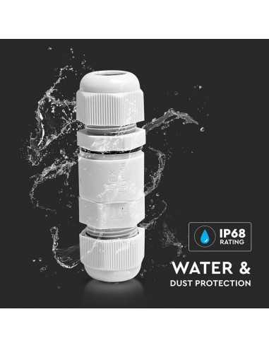 5986-Scatola di Derivazione con  Terminali -mm Colore Bianco -4