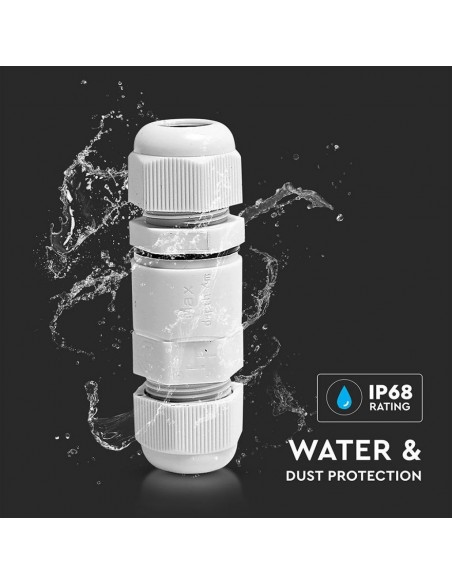 5986-Scatola di Derivazione con  Terminali -mm Colore Bianco -4