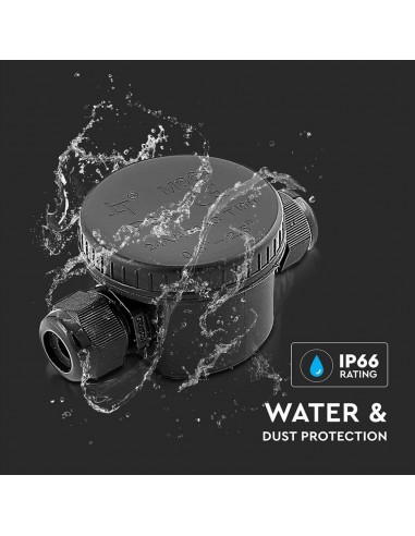 5987-Scatola di Derivazione con  Terminali -mm Colore Nero -4