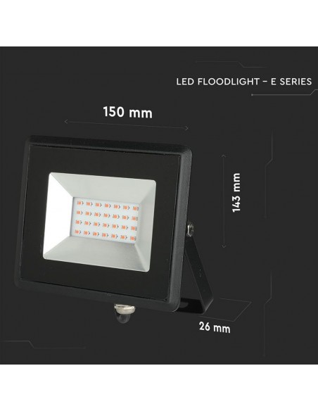 5992-Faro LED SMD  E-Series Colore Rosso -3