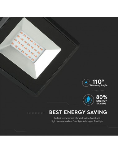 Faro LED SMD 20W E-Series Rosso IP65