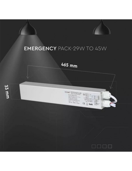 60303-Kit di Emergenza per Pannelli LED da  a -3