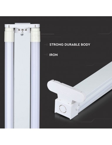 6053-Plafoniera LED Doppia per T cm IP-5