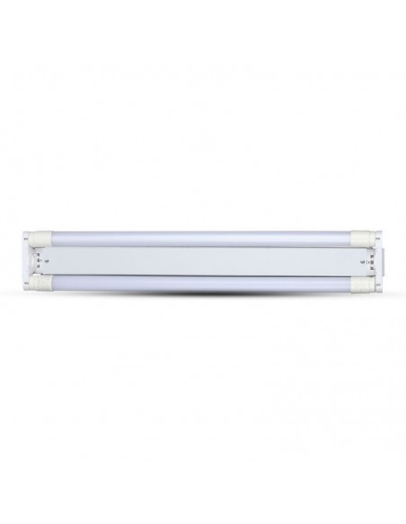 Plafoniera LED Doppia per T8 120cm IP20