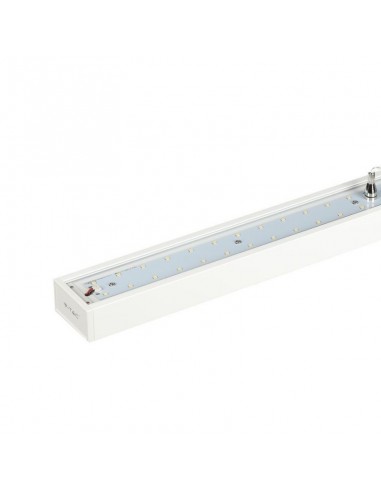 606-Plafoniera LED Chip Samsung a Sospensione  Lineare Colore Bianco -7