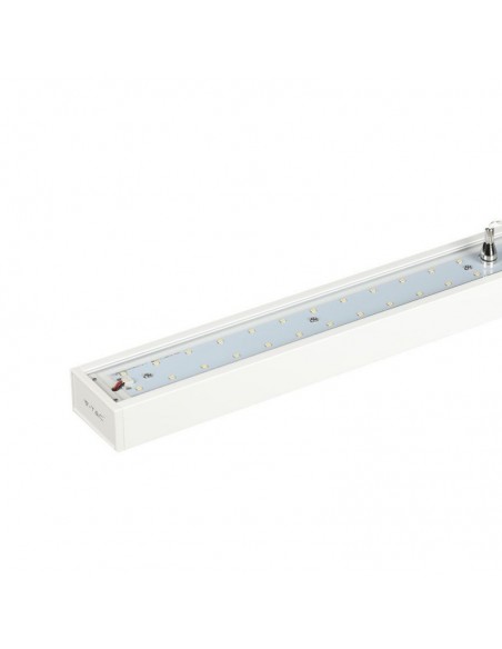 606-Plafoniera LED Chip Samsung a Sospensione  Lineare Colore Bianco -7