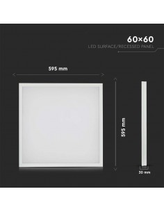 638011-Pannello LED  LM/W Installazione in da Incasso/Plafone-1 2