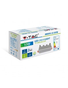 6412-Mini Pannello LED  Lineare Montaggio ad Incasso  Colore Bianco -1 2