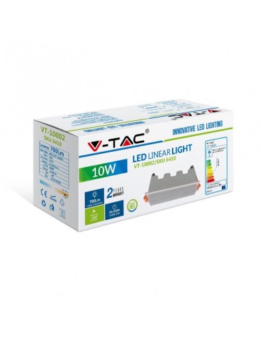 6412-Mini Pannello LED  Lineare Montaggio ad Incasso  Colore Bianco -2