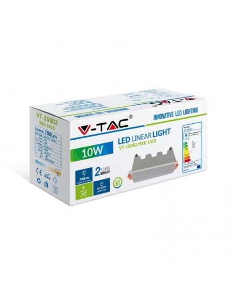 6412-Mini Pannello LED  Lineare Montaggio ad Incasso  Colore Bianco -2